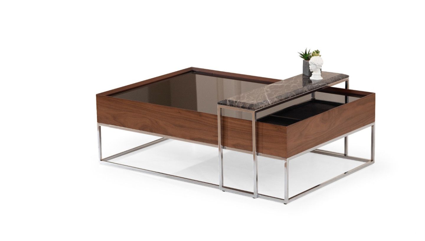 Crown Walnut Orta Sehpa - Resim 2