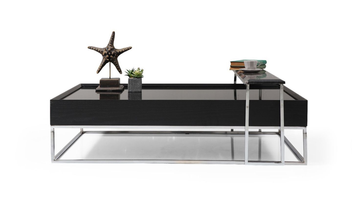 Crown Black Orta Sehpa - Resim 2