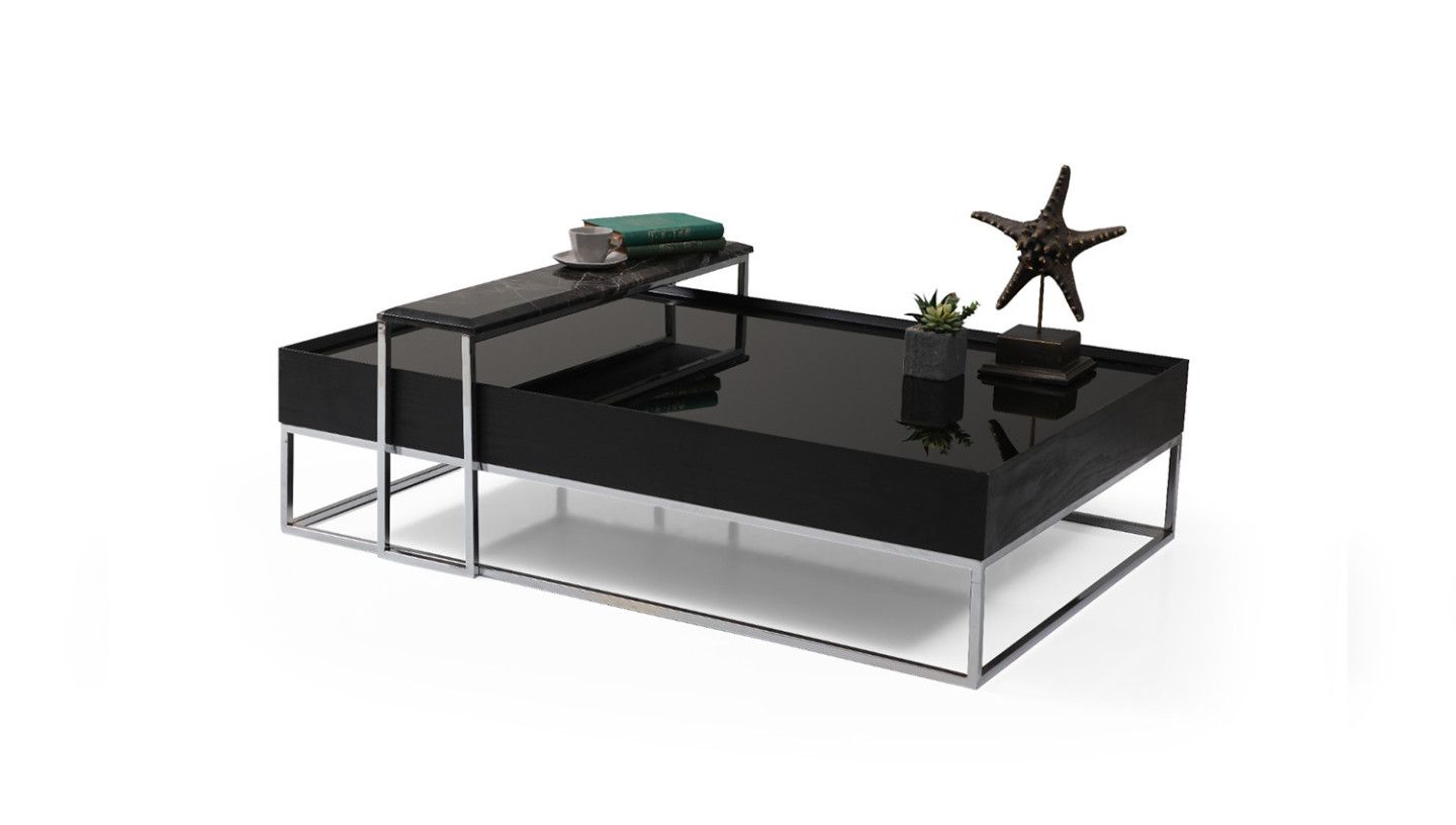 Crown Black Orta Sehpa - Resim 4