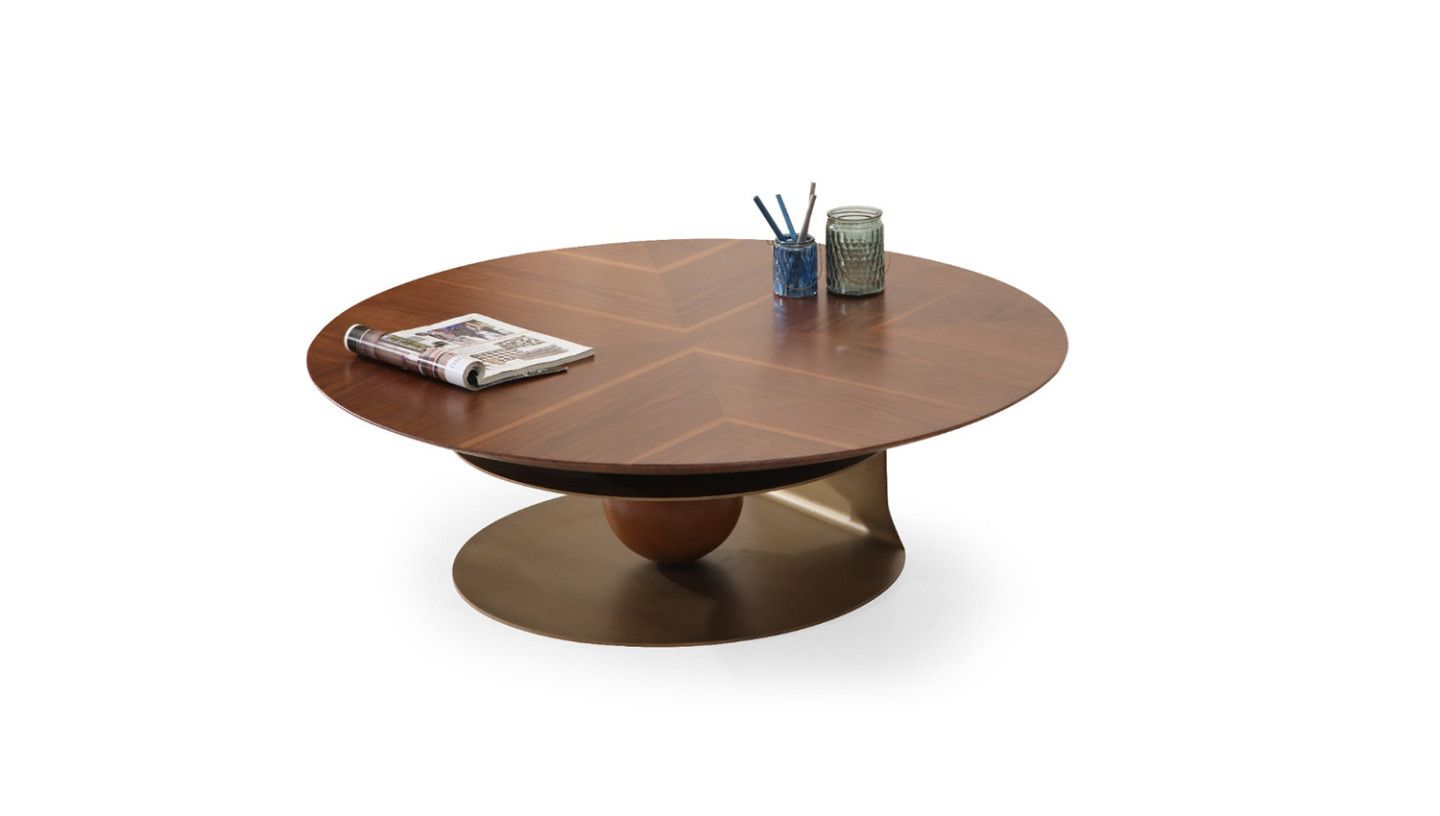 Dunch Brass Orta Sehpa - Resim 2