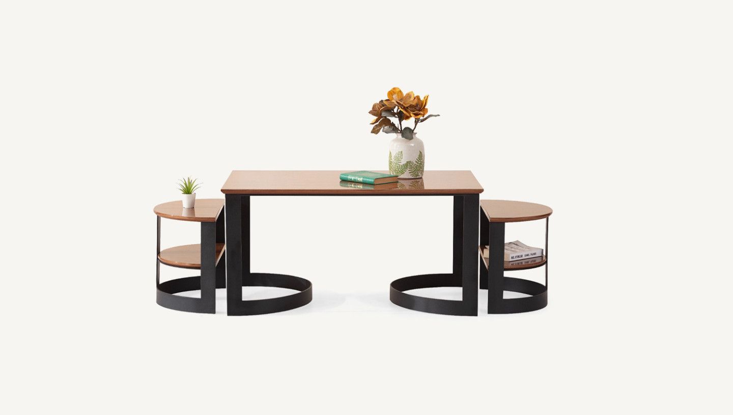 Fox Black Orta Sehpa - Resim 1