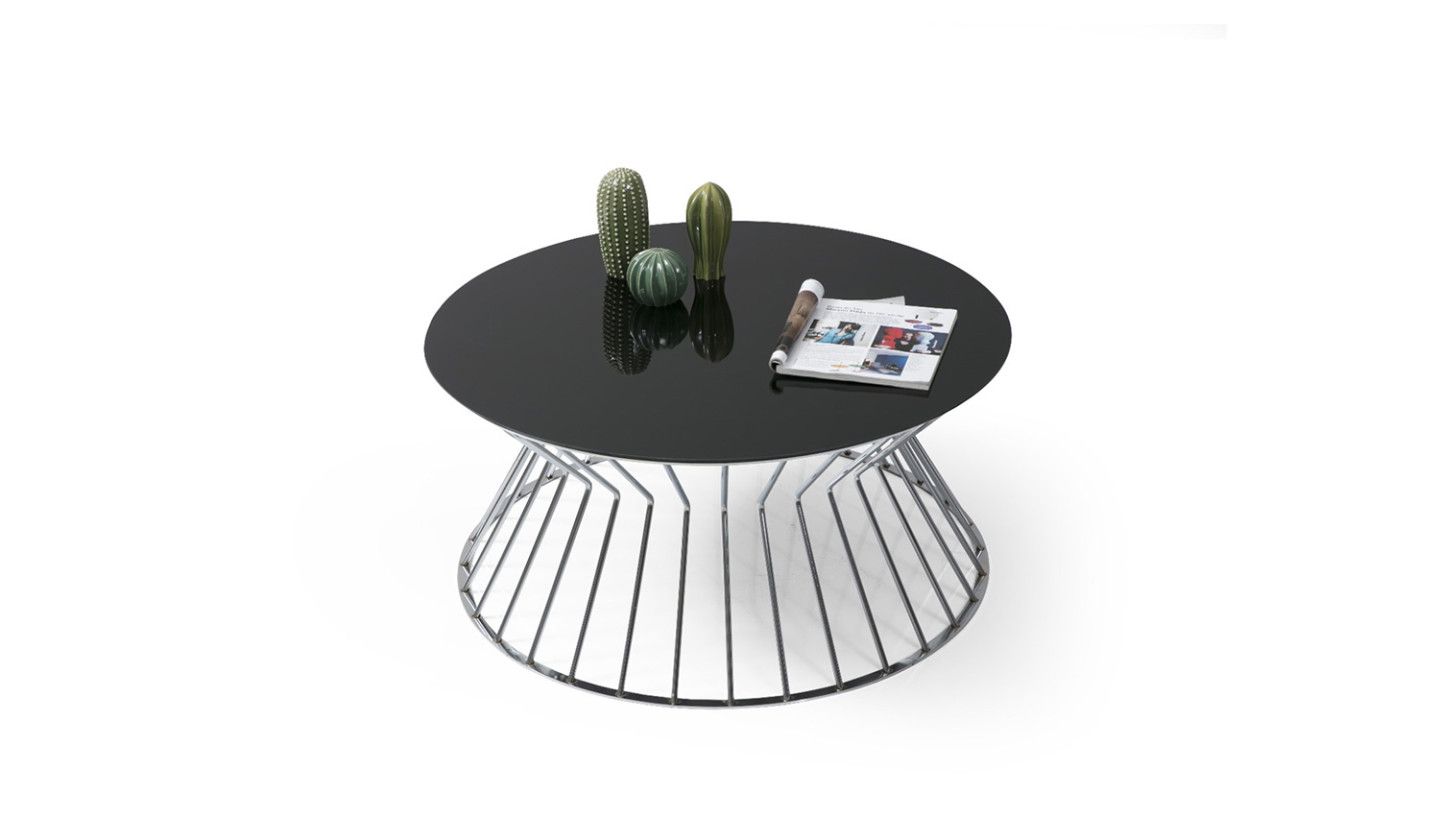 Gold Krom Orta Sehpa - Resim 3