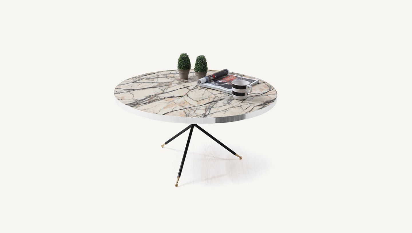 Marble Orta Sehpa - Resim 1