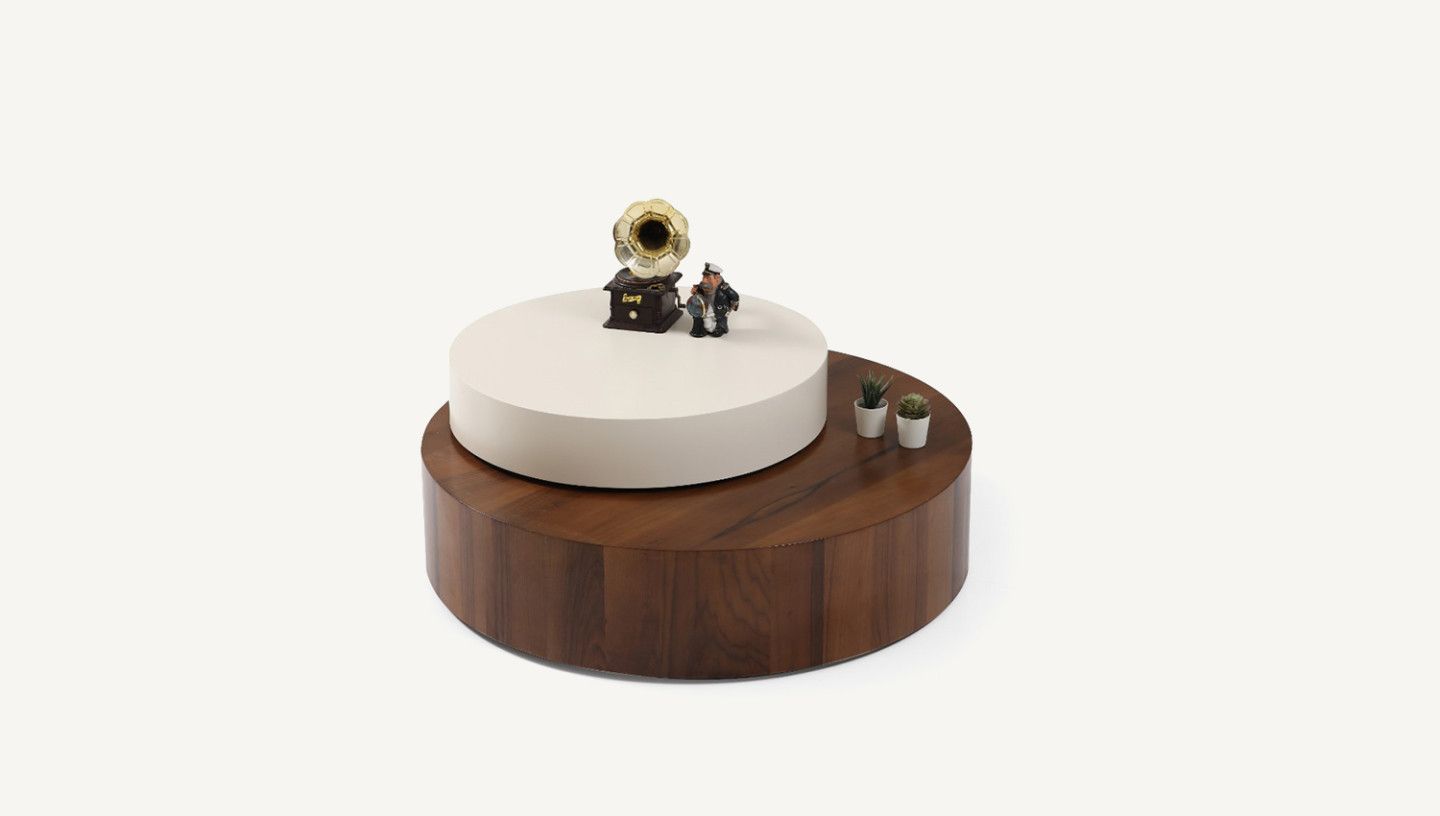 Oreo Walnut Orta Sehpa - Resim 2