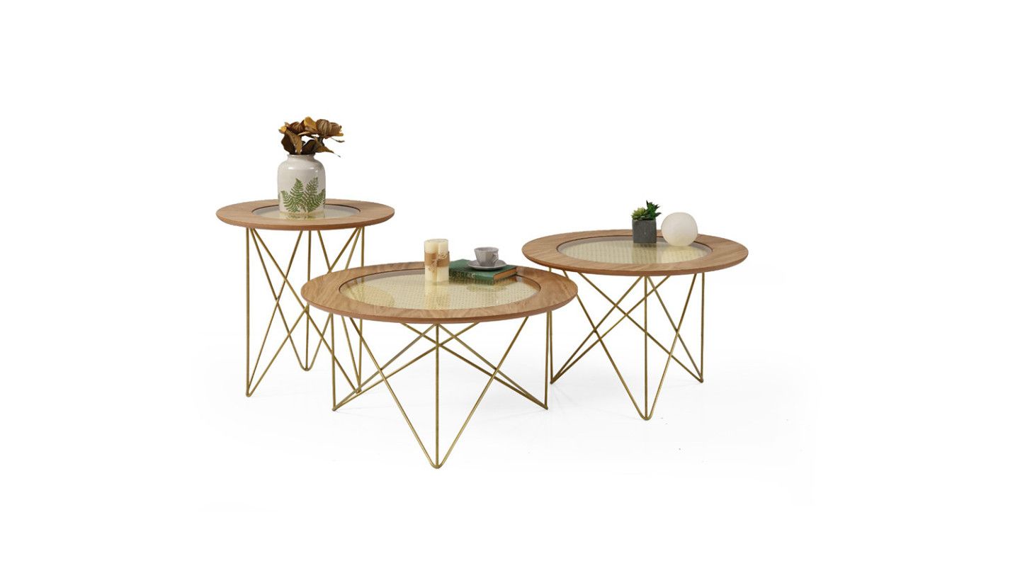 Rattan Orta Sehpa - Resim 2