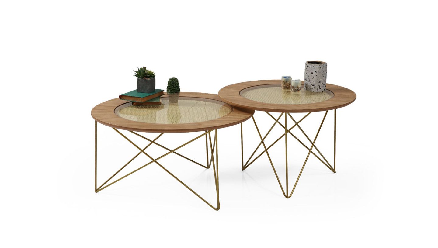 Rattan Orta Sehpa - Resim 4