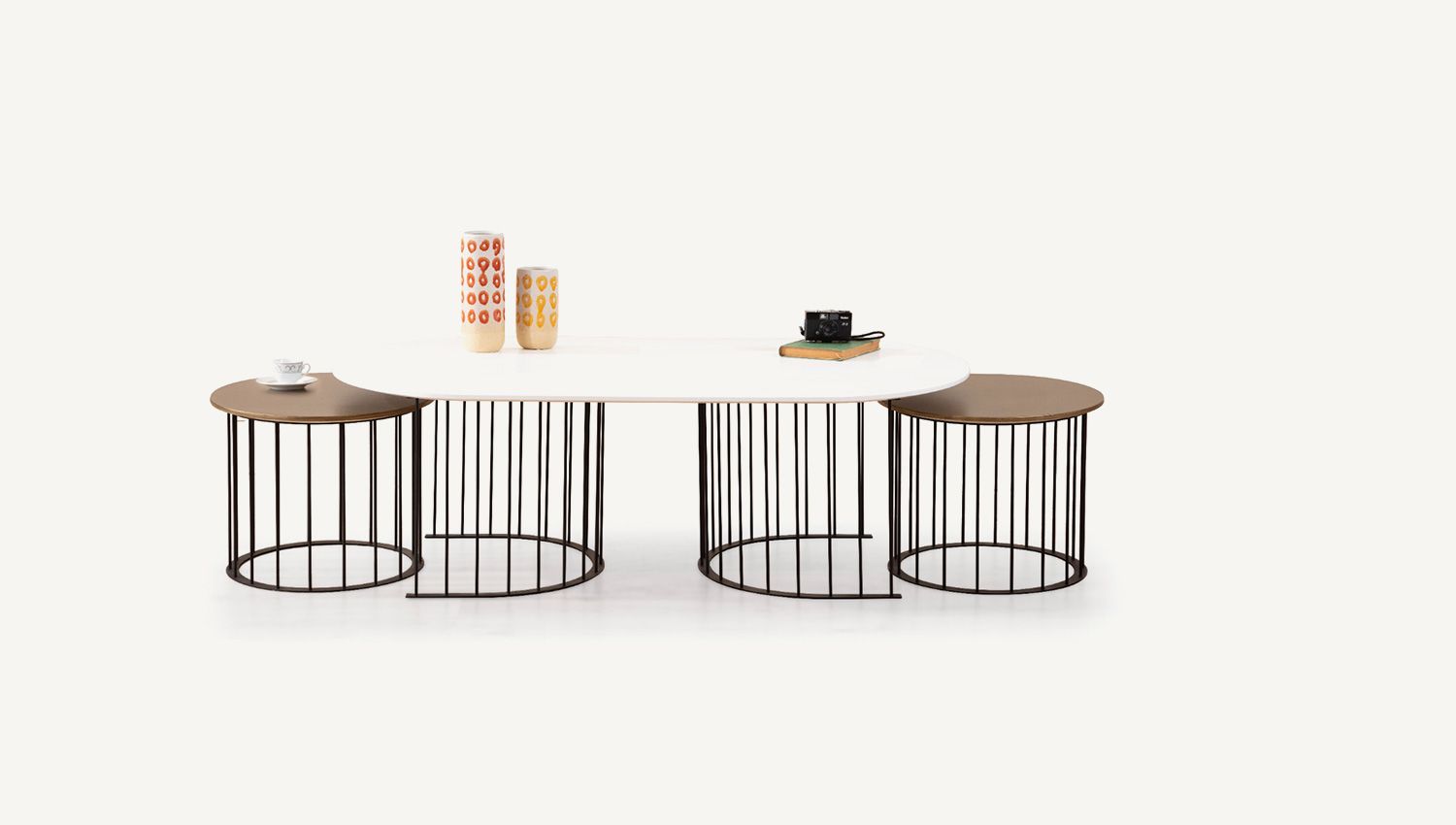 Ripa Brass Orta Sehpa