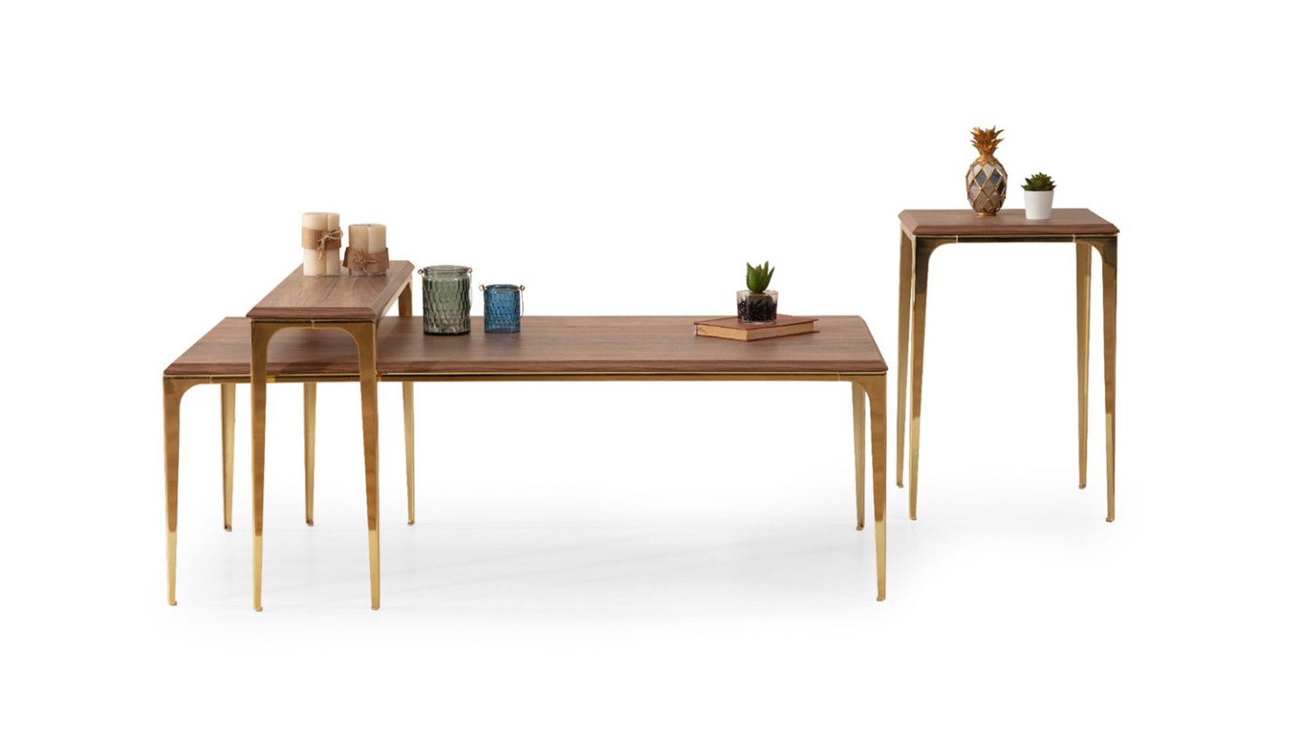 Santos Gold Orta Sehpa - Resim 2