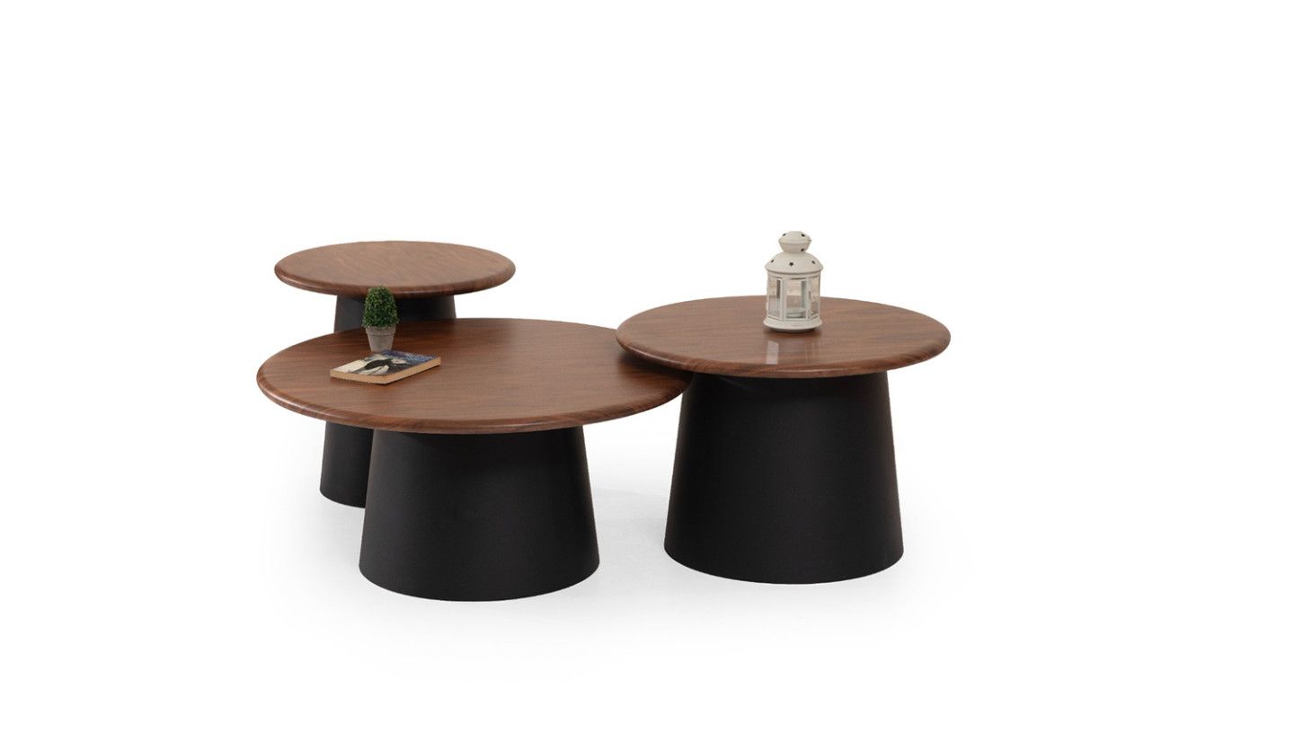 Tola Black Orta Sehpa - Resim 2