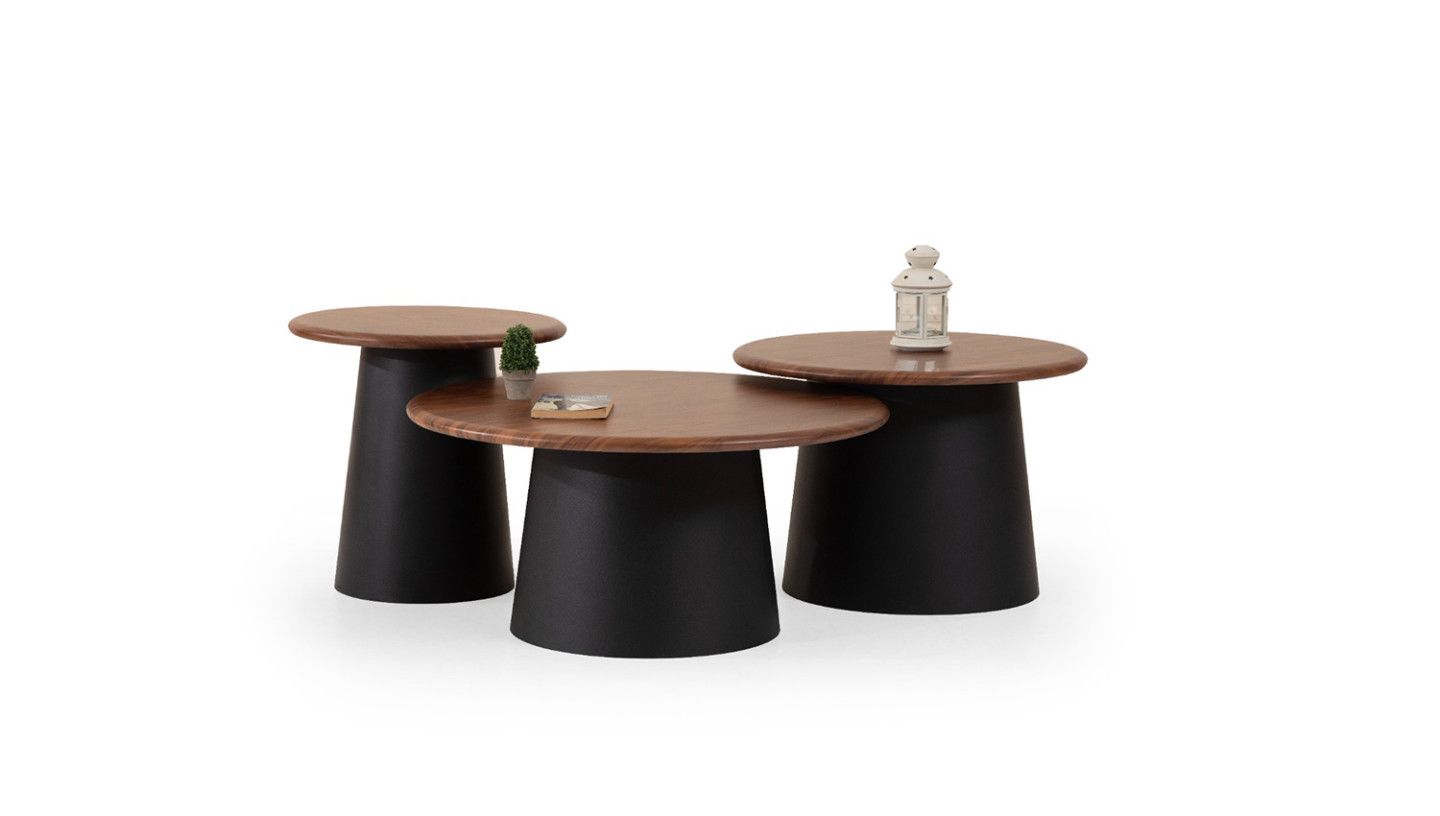 Tola Black Orta Sehpa - Resim 3