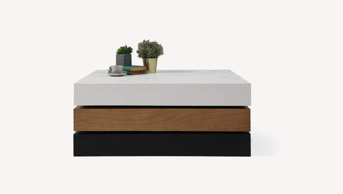 Triple Square Orta Sehpa - Resim 1