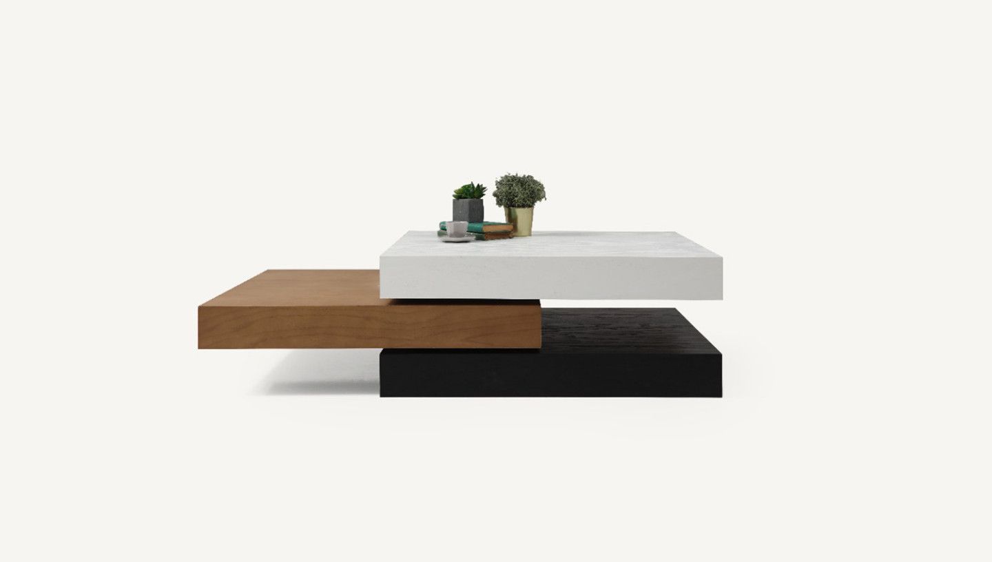 Triple Square Orta Sehpa - Resim 4