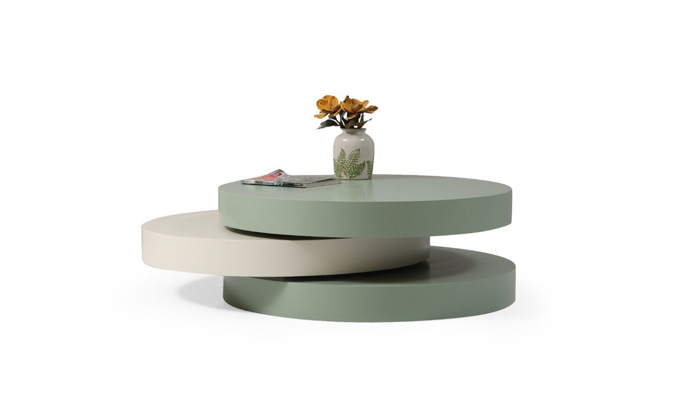 Triple Round Orta Sehpa - Resim 3