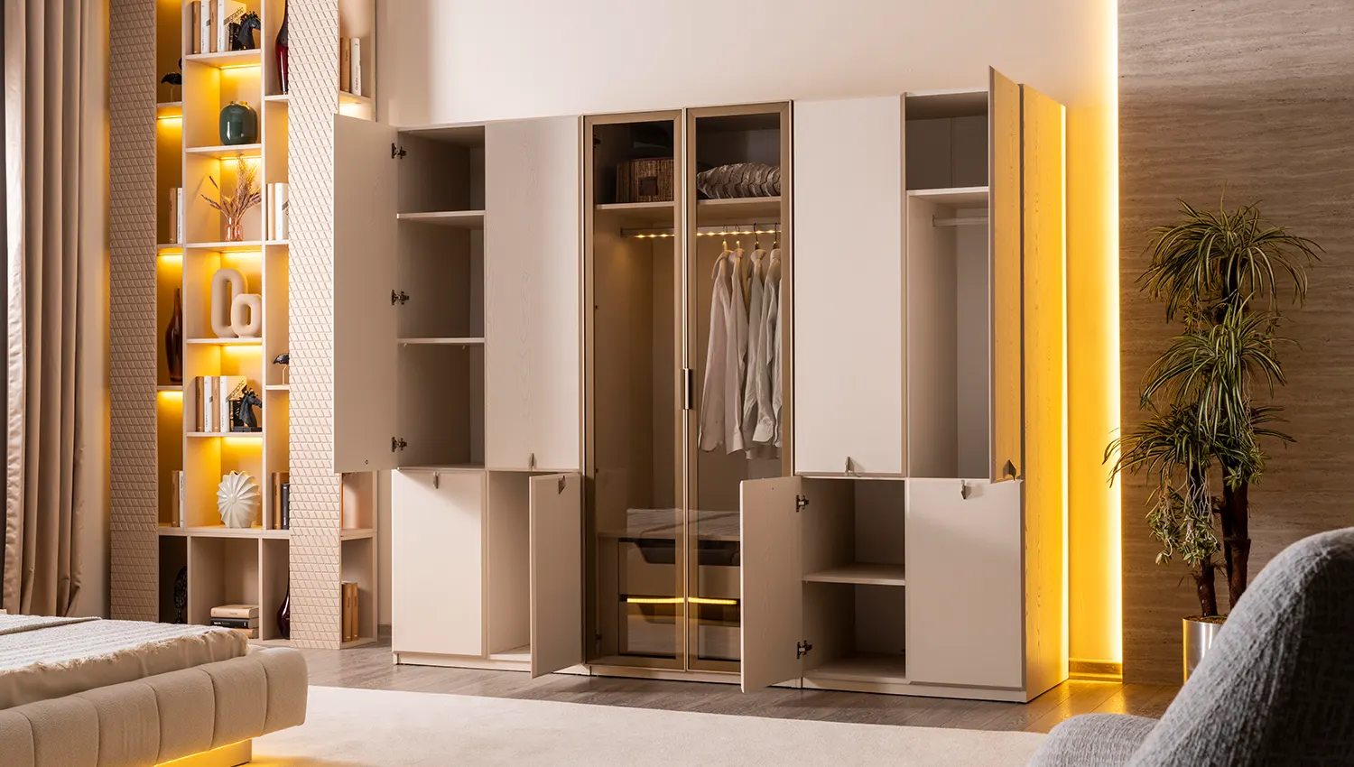 Viral 6 Kapılı Dolap