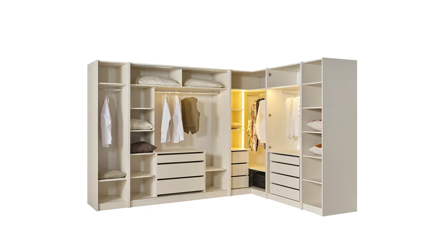 Rio Tek Kapılı Askılıklı Camlı Blok