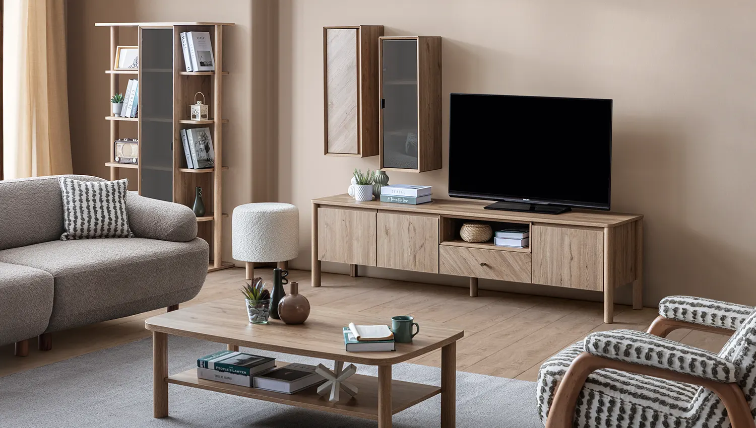 Manna Tv Üst Cam Kapaklı Modül