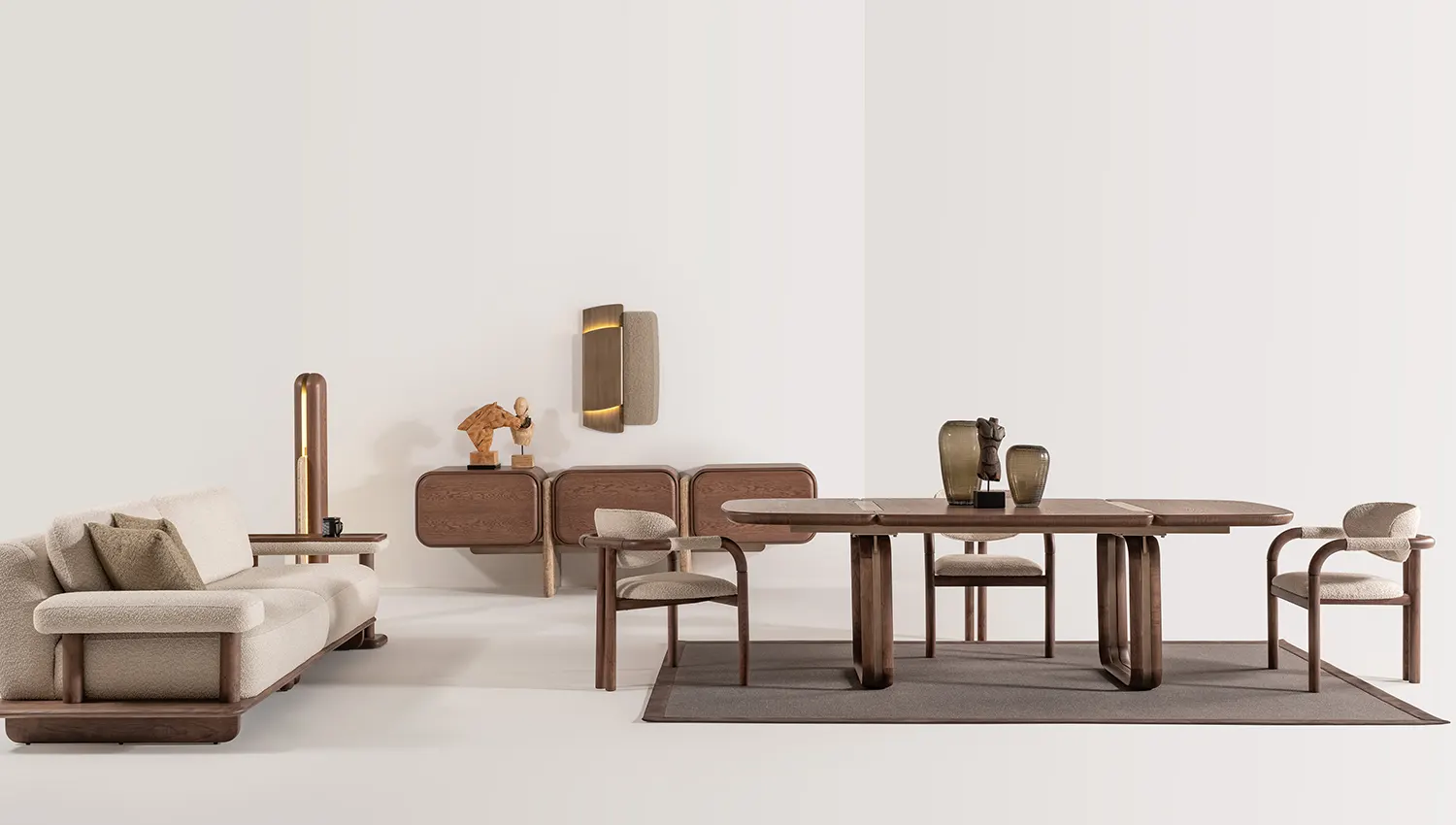 Mocha Yemek Odası Takımı