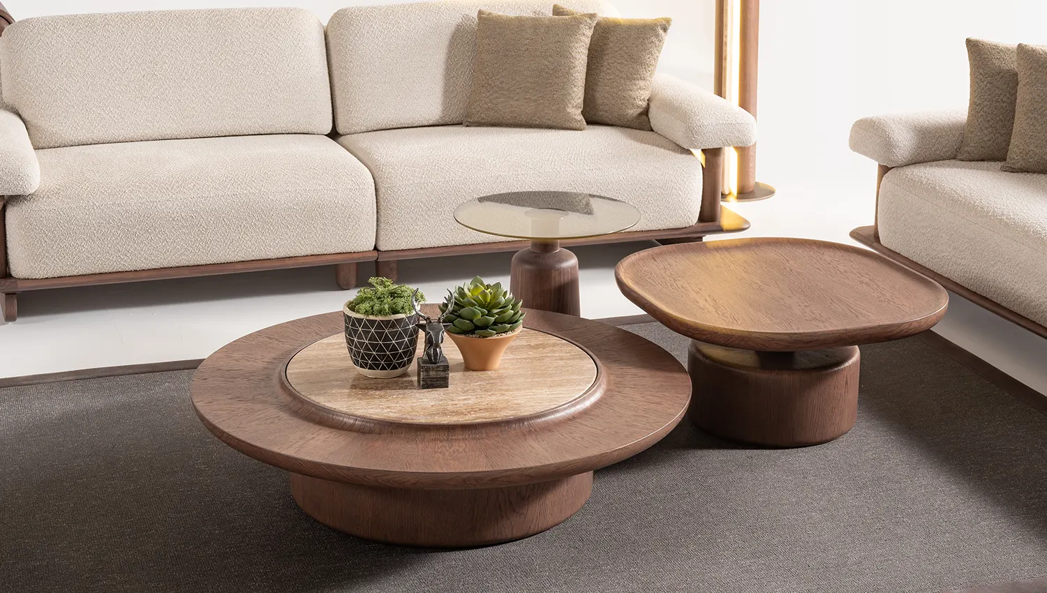 Mocha Orta Sehpa ( Mermer )