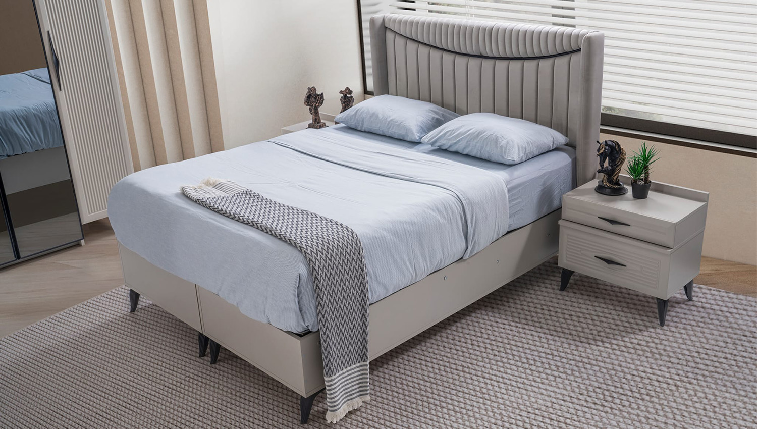 Akordiyon Karyola (Başlık Dahil)