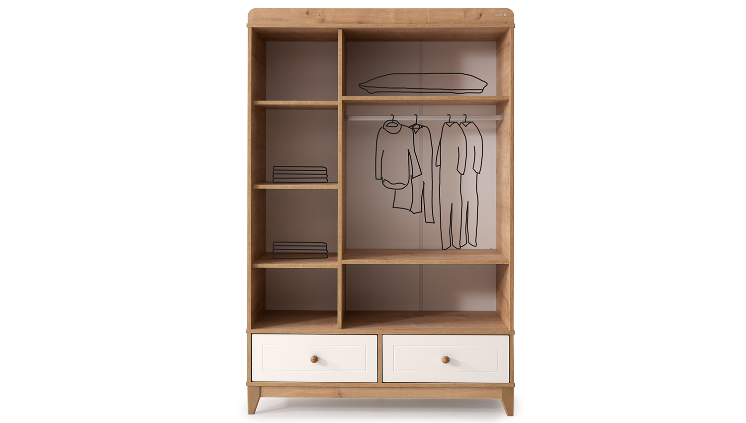 Dion 3 Kapılı Dolap