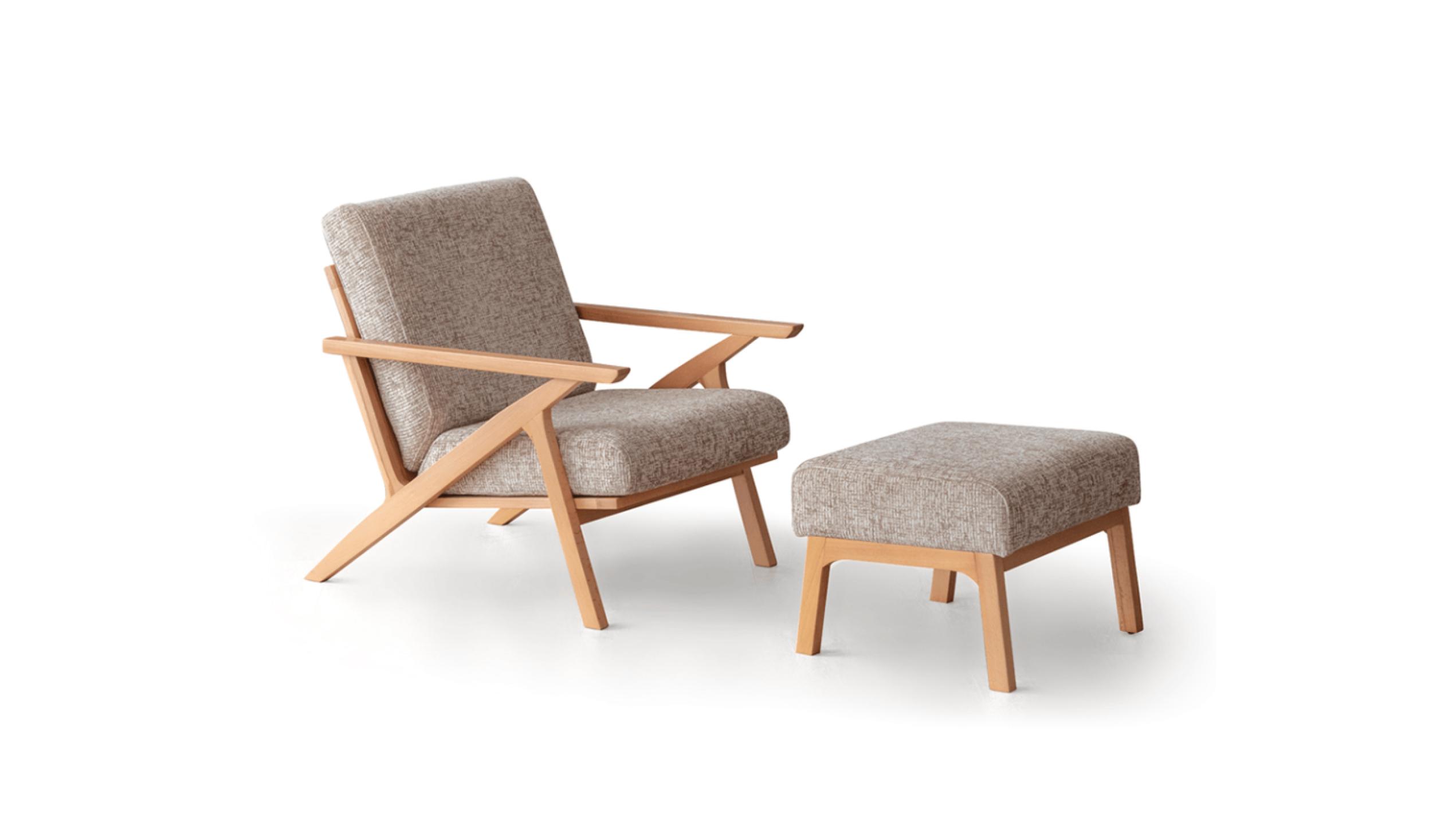 Pandora Ahşap Berjer - Resim 1