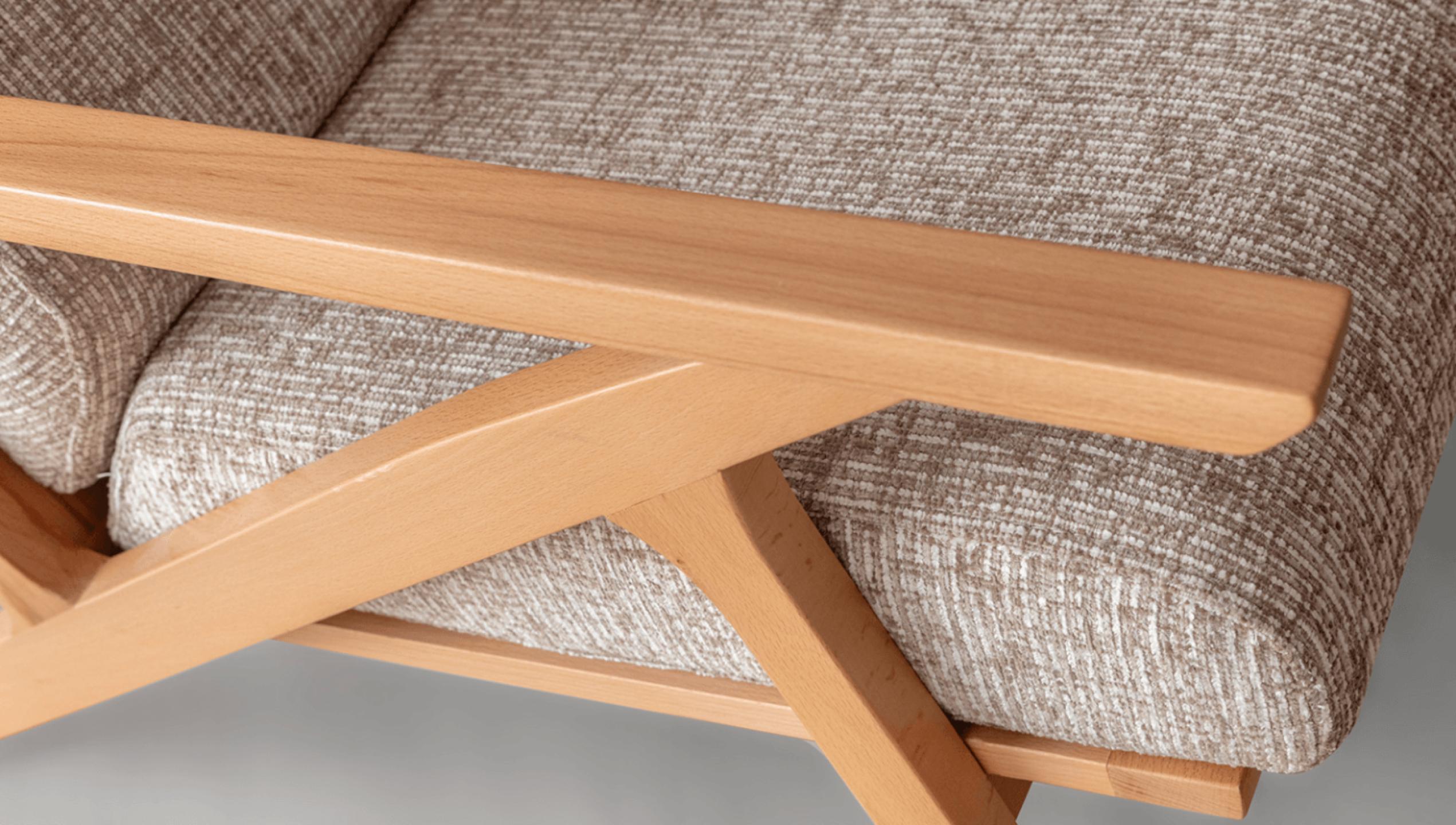 Pandora Ahşap Berjer - Resim 4