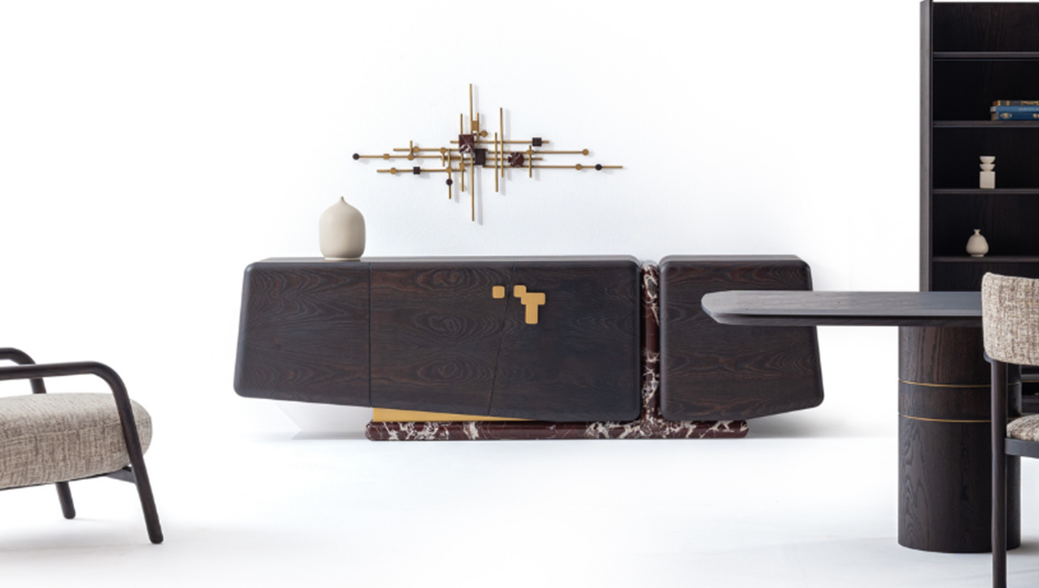 Dolmen Mermer Konsol